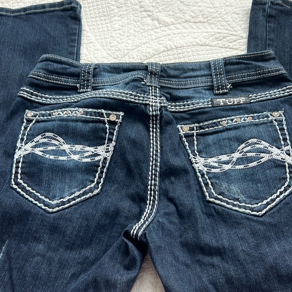 Cowgirl Tuff indigo bling jeans